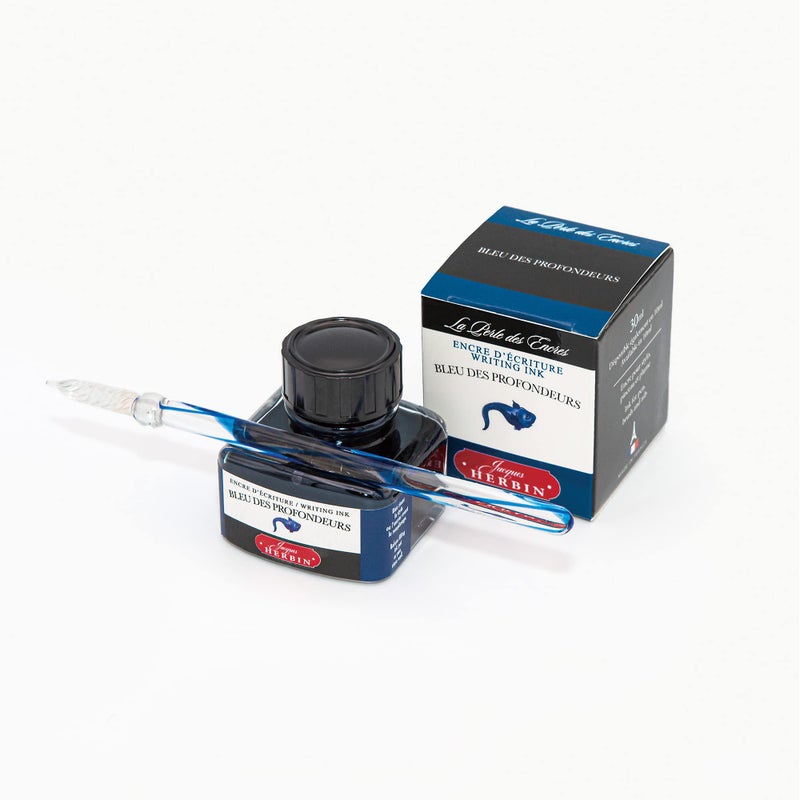 Jacques Herbin Herbin Fountain Pen Ink - 30ml Bottled - Rouge Caroubier - Image 4